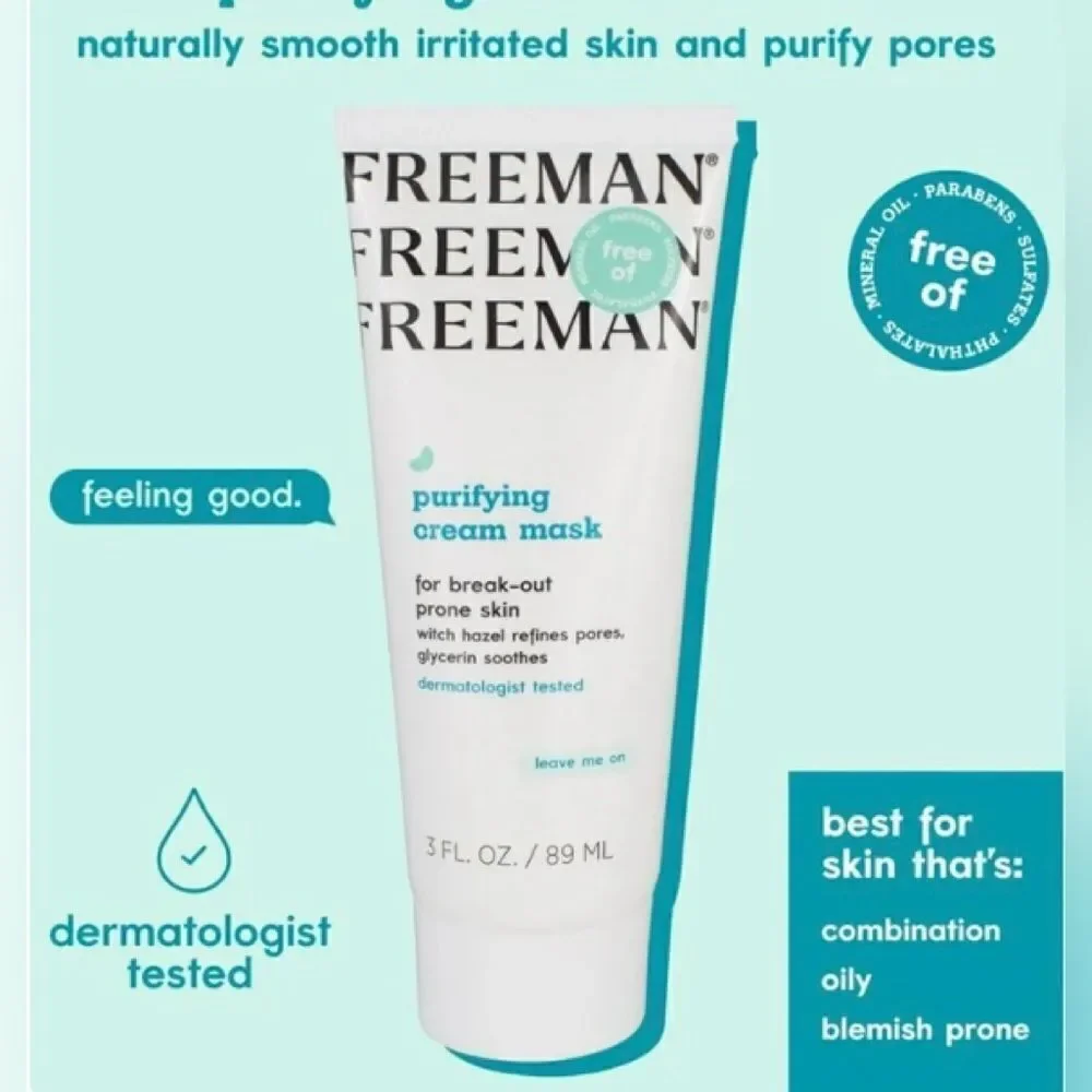 🛍️Freeman Beauty, Purifying Cream Beauty Mask, 3 fl oz （4.5）🔥